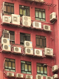 9 countries, where AC uses the least in homes