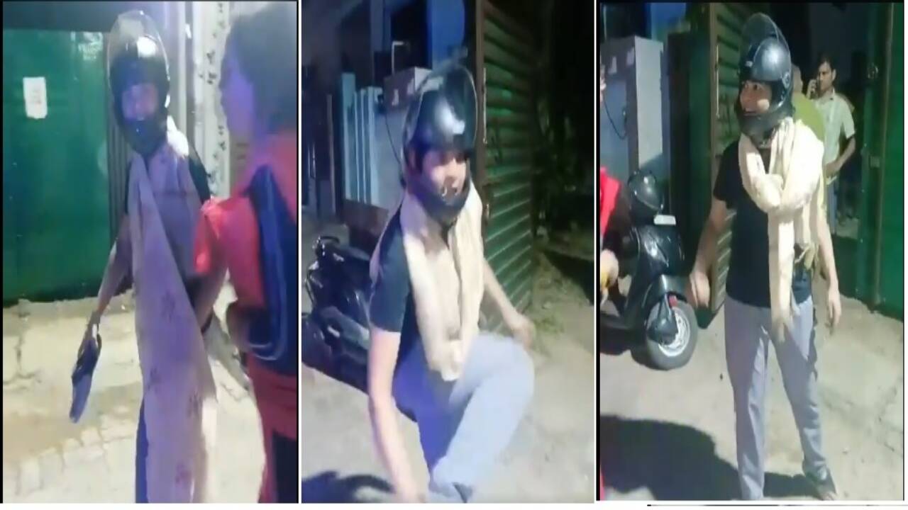 In the presence of policemen, female soldiers continued to abuse