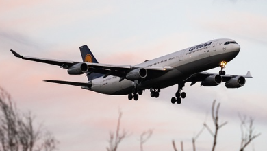 How are the boundaries of countries determined in the air?
