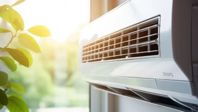 Which 10 split ACs with converter compressors consume less power?