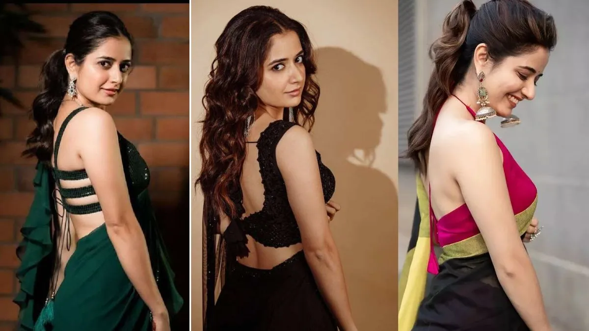 Ashika Ranganath inspired the best Saree blouse designs to kill every opportunity
