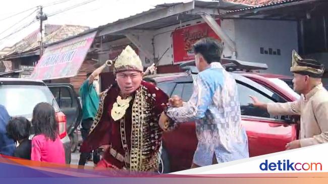The groom in Palembang was shot in Dibacok when he was about to be a contract