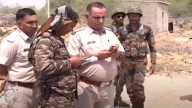 The area was evacuated after getting the Bamnuma item in the Kishanghat of JaisAlmer, declared a high warning in the district