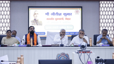 Chief Minister Nitish Kumar held a meeting with Border Areas officials in Purnia