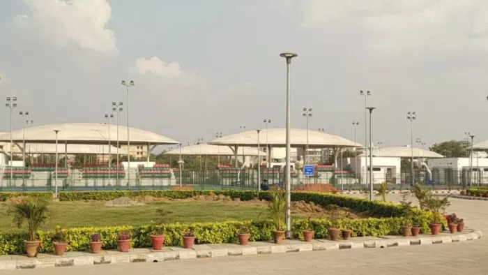 Multi -Sports Complex work starts in Ghaziabad, players get 22 types of sports facilities – Ghaziabad Rajagar Extension Multi Sports Complex Construction starts inner edge