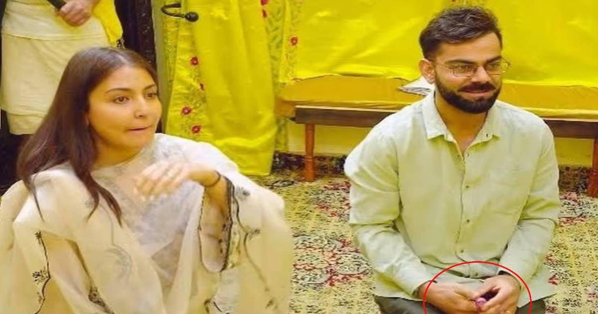 While visiting Premanand Maharaj, Virat-Anushka hid this special device for the camera, know what is it?