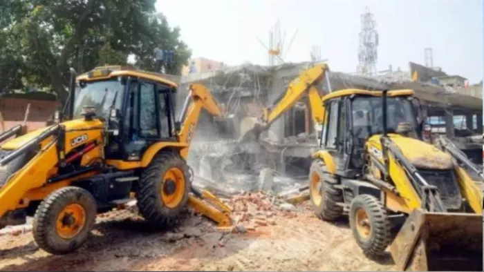Bulldozer Action: Now in Faridabad there will be a thunder, 50 construction to the drain will break the corporation – Bulldozer Action Faridabad 50 illegal structures to be demolized Neelam Flyover