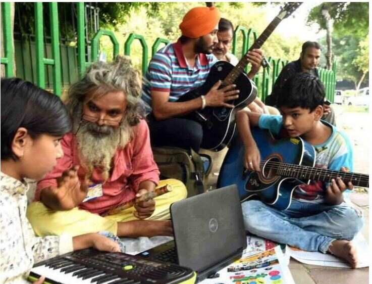 Guitar Rao is the world’s lowest fee teacher, giving music training for one rupee