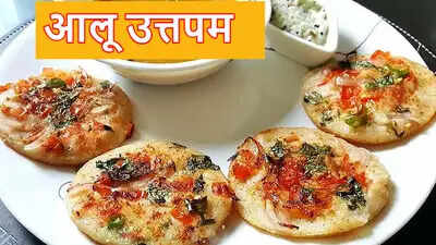 Potato Uttapam makes a delicious start of the day, pay attention to this immediate recipe