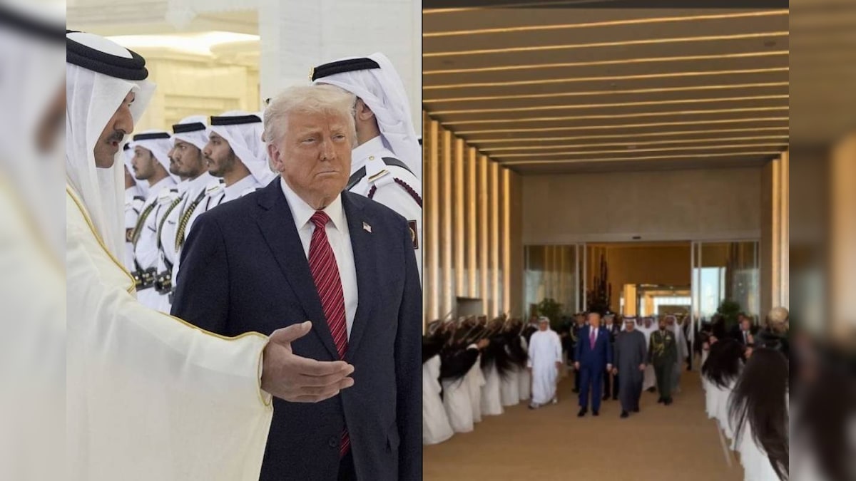 White dress, open hair … unique dance in Trump’s welcome? You will also be stunned by watching video