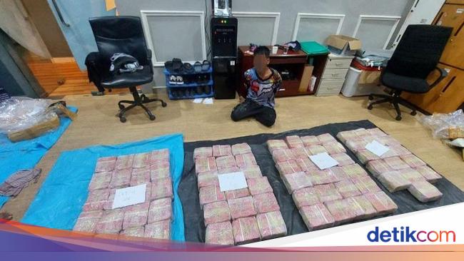 86 kg methamphetamine from Malaysia was put on hold by the criminal investigation in Aceh, Tekong was arrested
