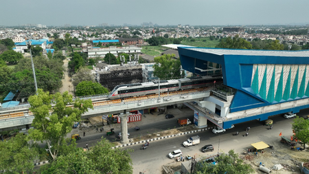 New Ashok Nagar Namo Bharat Station’s roof damaged, operation closed until next notice