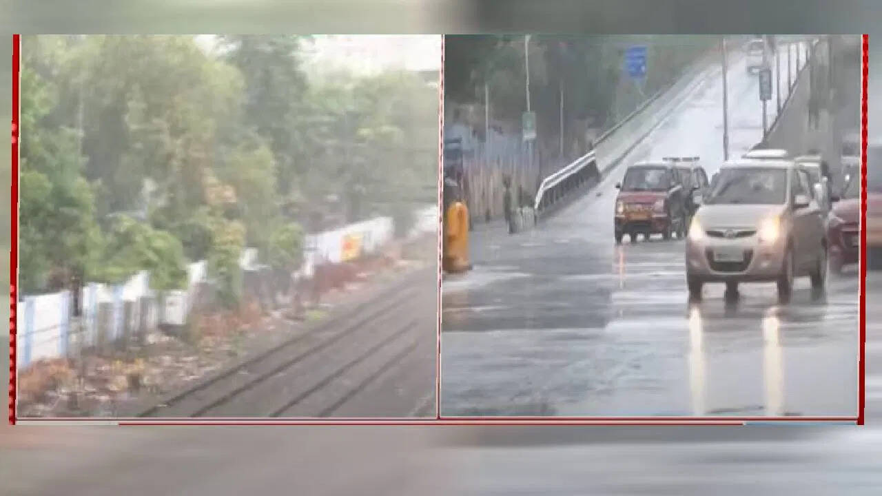 Rain starts in Mumbai, Dadar area was cloudy, where it rains