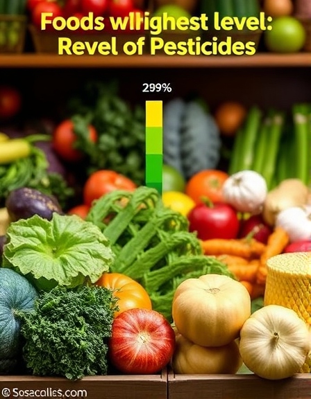 8 fruits and vegetables, most pesticides