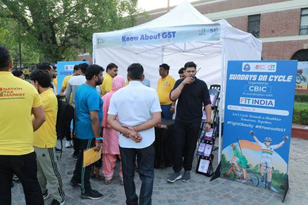 8 years of GST: CBIC celebrates Sunday on bike ‘