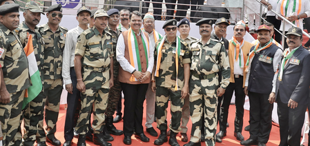 Maharashtra: CM Devendra Fadnavis joined the Tricolor trip in Nagpur