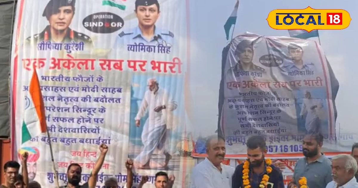 Unique Patriotism of the Manager! The message of patriotism that Tricolor gives on the truck knows who Bhom Singh Panwar is