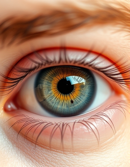 Why do the eyes turn pink?