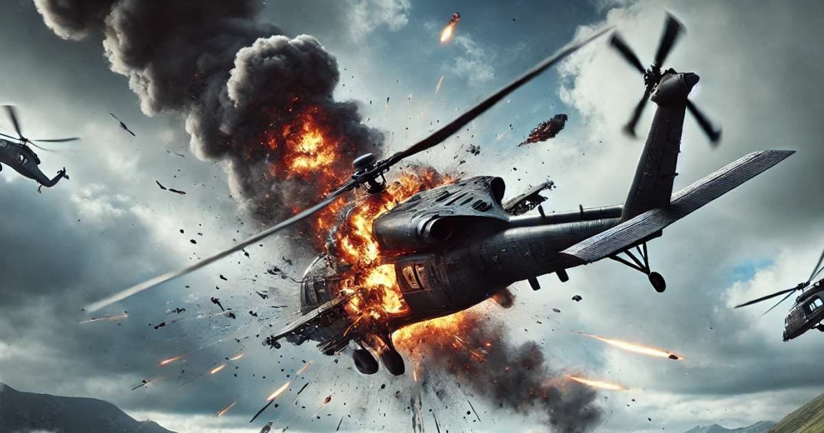 Terrible accident in Finland: Helicopter collided in the air, eyewitnesses due to flames