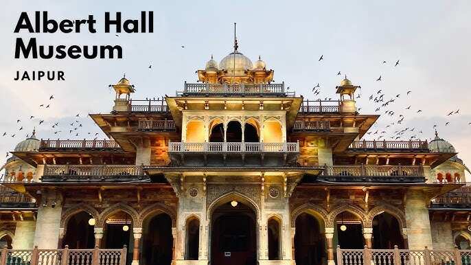 Albert Hall Museum Jaipur: Watch 140 years old in the video when the historic building is built in receiving a foreign king