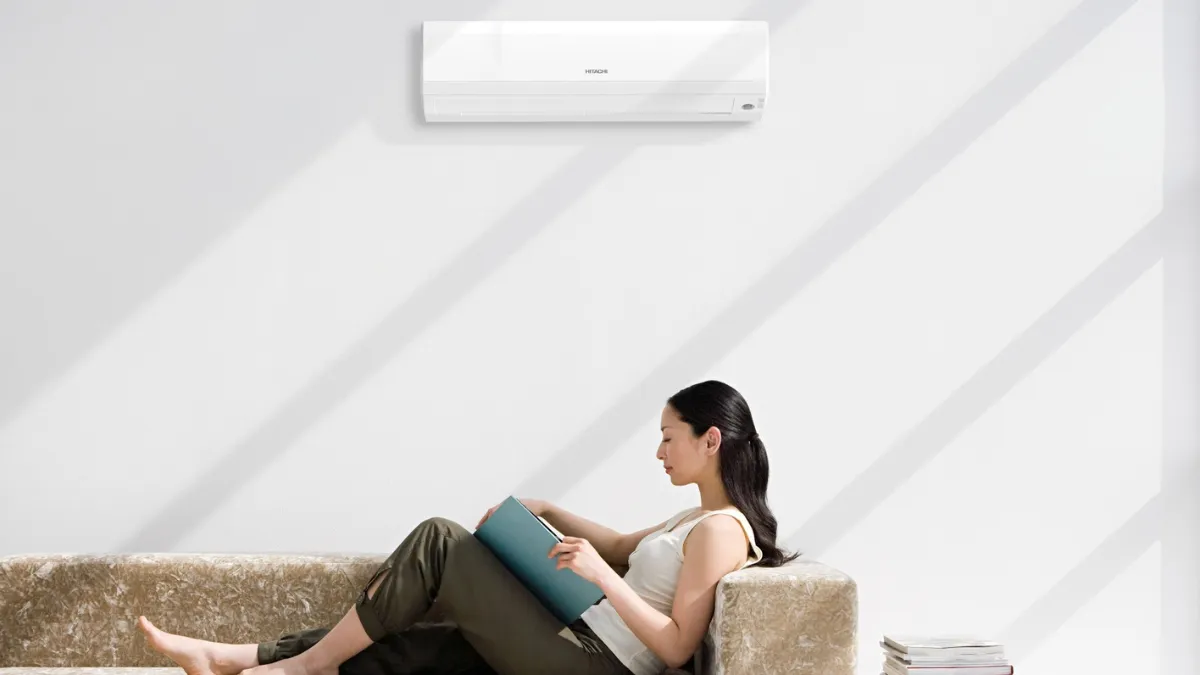Which converter AC brand is better for hot and humid weather, Daikin or Hitachi?
