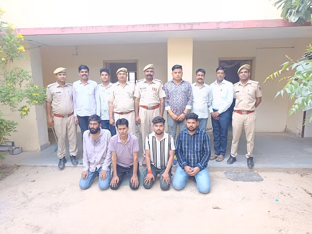 Four offenses kidnapped from Udaipur and trapped in Balotra escaped from the police.