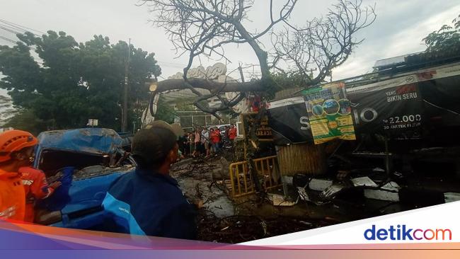 Ojejejejeje boss trew steps in bogor, 3 people were injured