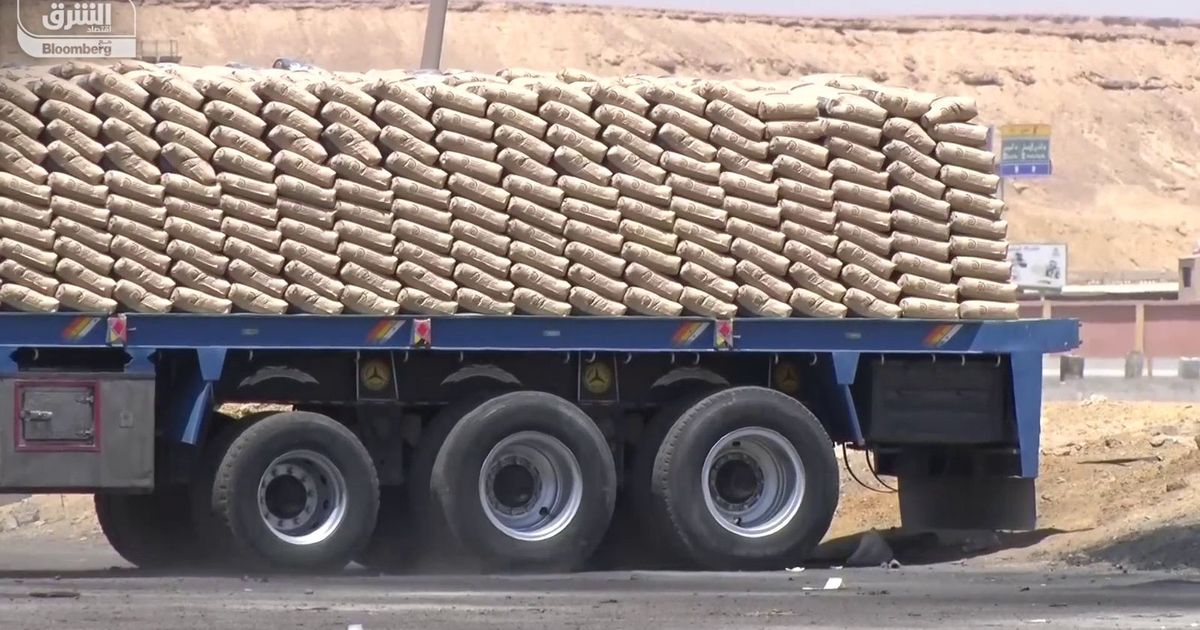 Egypt is lacking the reduction of cement production for two months after an increase in its prices
