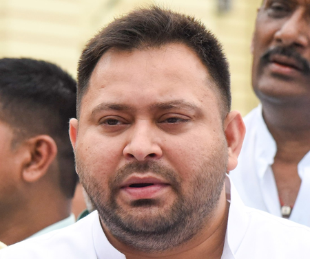 Tejashwi Yadav has challenged Mangal Pandey