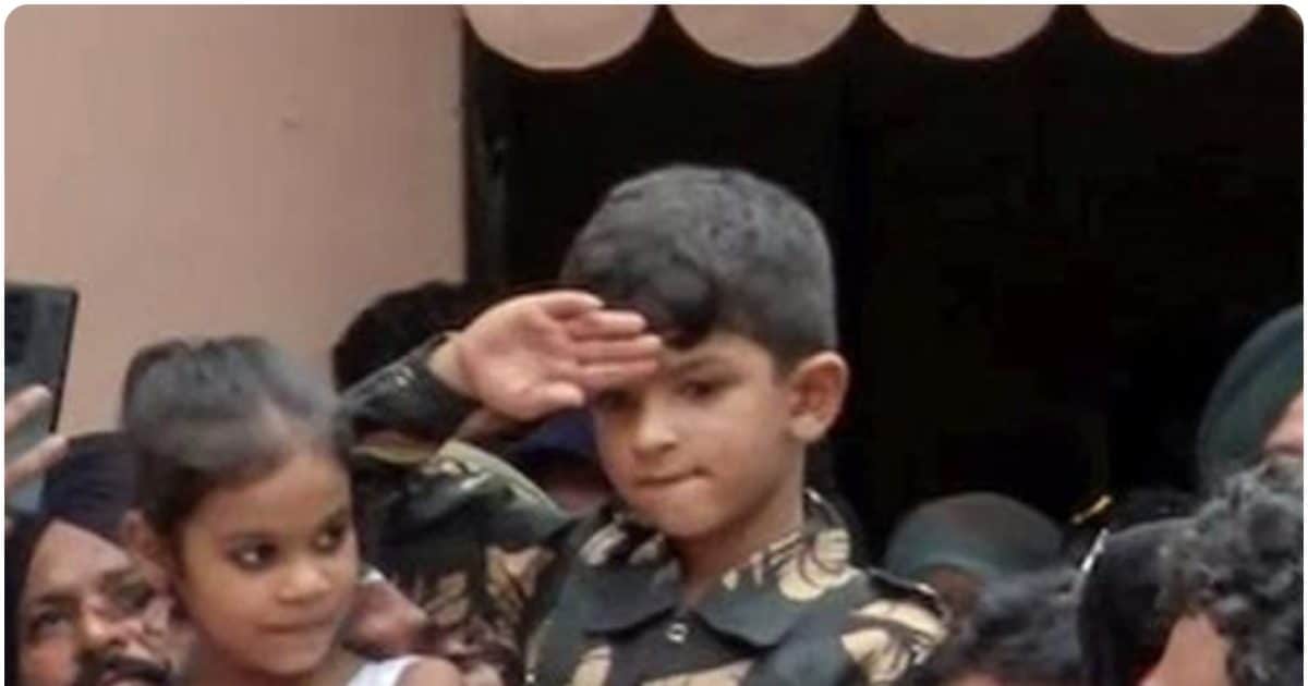 Now papa will come back and mission … The martyr’s son filled the passion as soon as Kirti Chakra was found