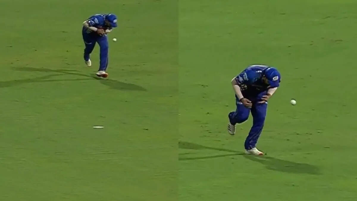 Rohit Sharma left Laddus Catch, then from the ground in the next ear, watch video