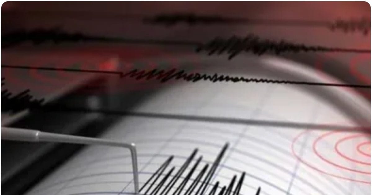 Earth trembled in Japan, people came out of the streets of the house, knowing how much intensity was