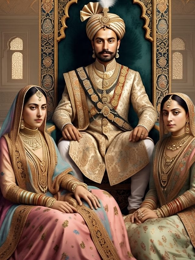 300 women in 20 wedding harem … Jahangir was very colorful