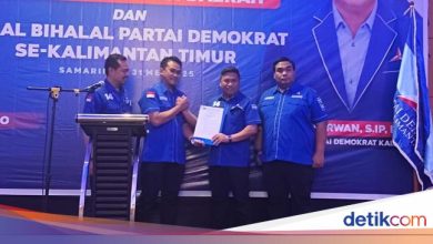 Bambang soupriyadi Jabat acting chairman of the East Kalimantan Democratic DPD replaces Irwan Fecho