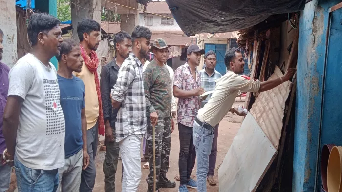 Jharkhand News: Bulldozer will run in Novamundi against exceeding? 181 stores and houses identified -Noamundi -Transcreen Bulldozer -Action can soon be at 181 stores and houses