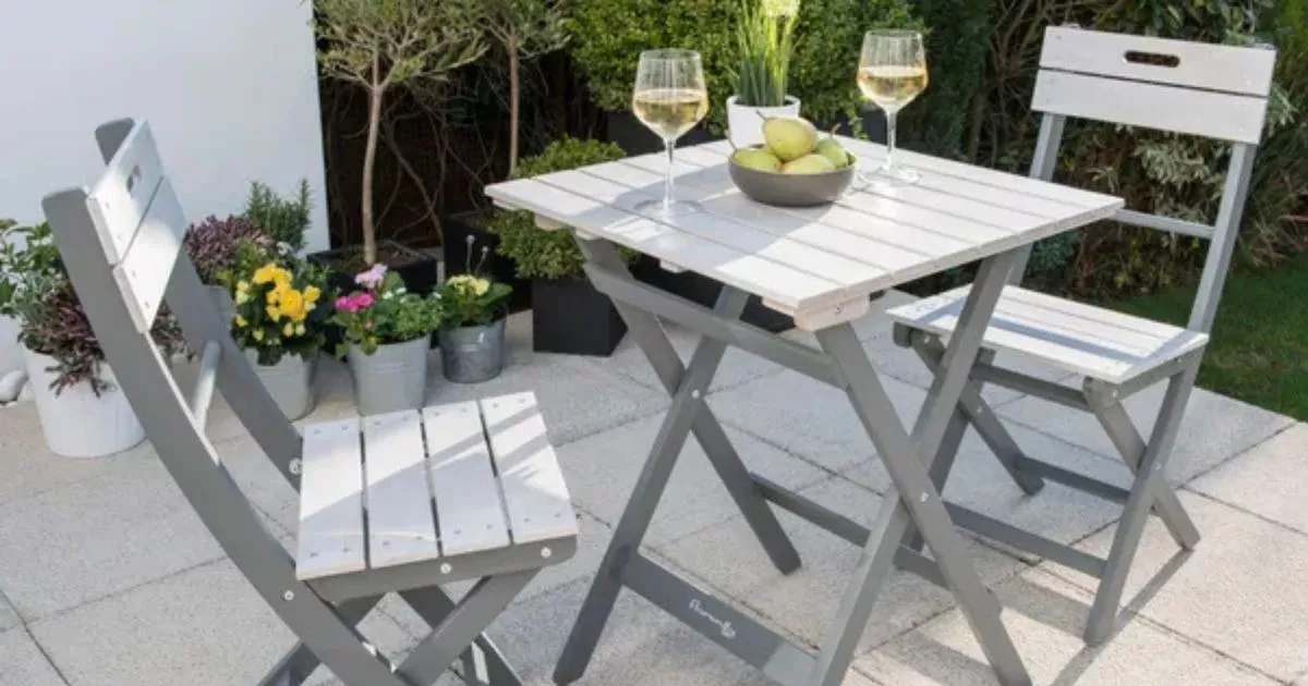 Dunelm SLASHES 20% OFF ‘Stylish’ patio set that ‘easily folds away’ and is perfect for Small Spaces – ryan