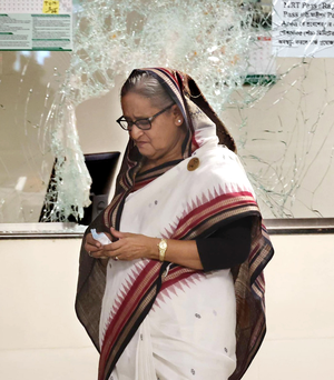 Former Bangladesh Prime Minister Sheikh Hasina, accused of crime against humanity