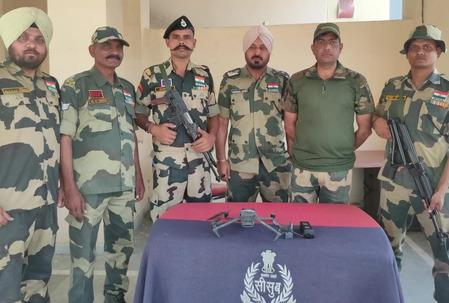Punjab: BSF’s most important action, 4 drones and heroin has recovered