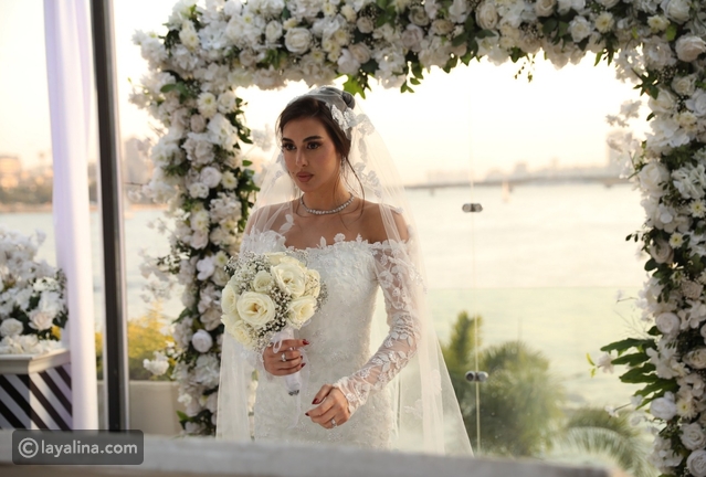تفاصيل-فستان-زفاف-ياسمين-صبري-في-مسلسلسل-مسلسل-“الأميرة-ضل-حيطة”