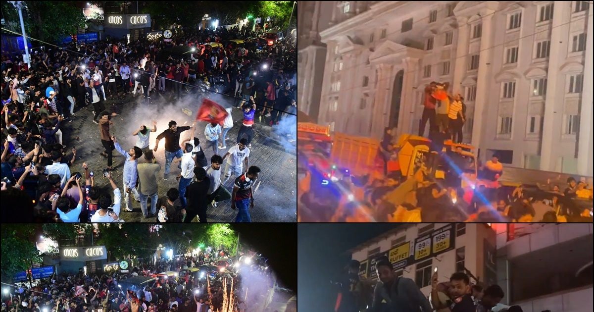 Midnight Money Diwali in Bengaluru, people took the streets to RCB’s IPL victory