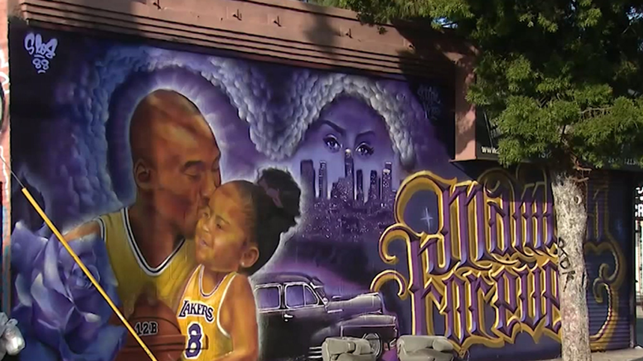 KOBE BRYANT MURAL RESTED AFTER VANDALIZATION THANKS TO LUKA DONCIC DONATION – ryan