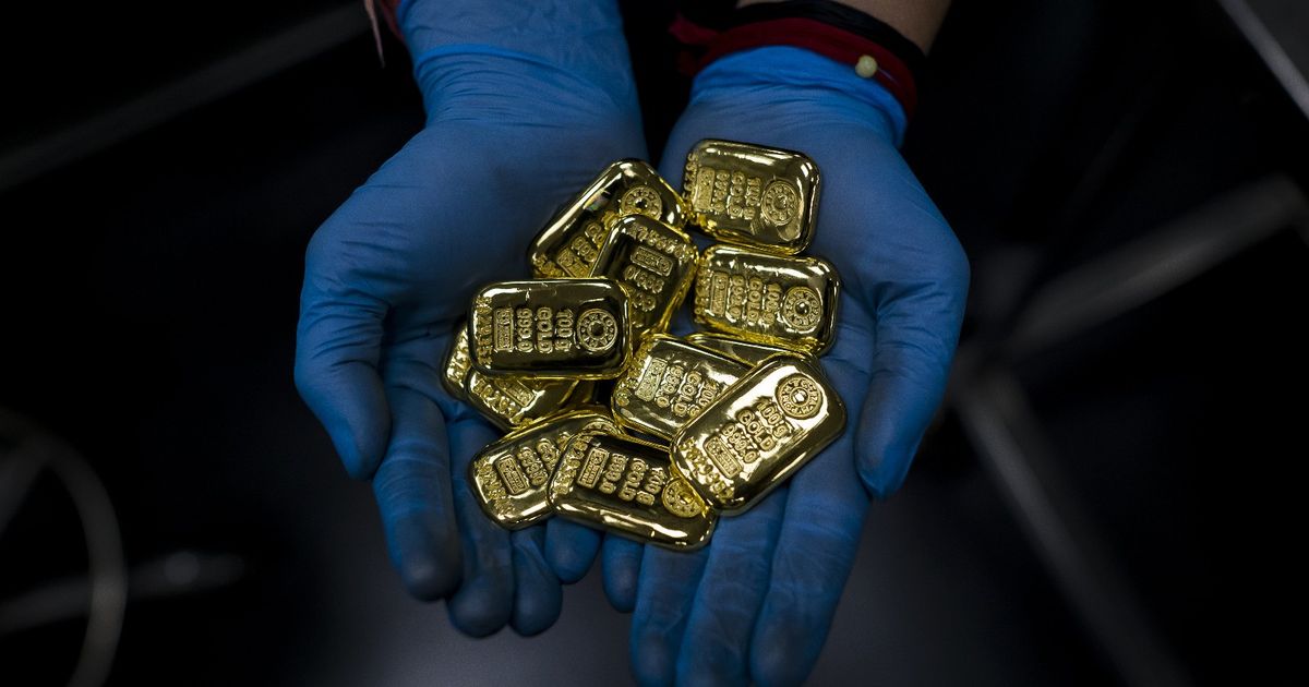 Gold maintains its profits with the hedging of US expectations for interest reduction