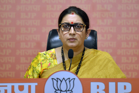 PM Modi not only showed the dream of modernity, not even realized: Smriti Irani