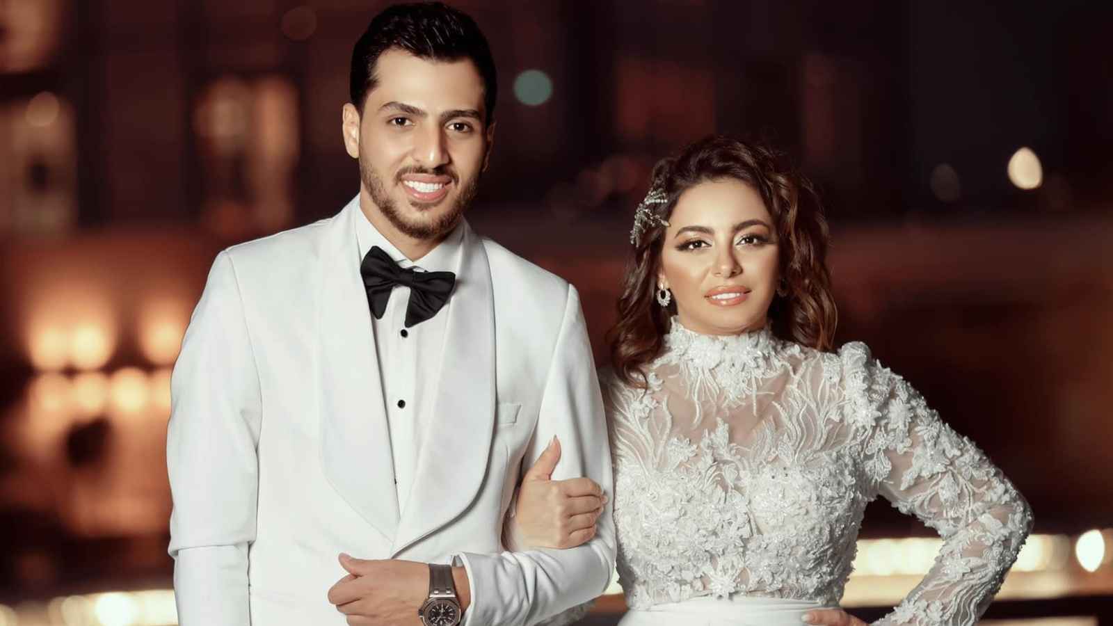 إلهام عبد البديع برفقة طليقها في حفل زفاف محمد شاهين! – ryan