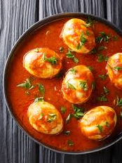 Make egg cream curry home