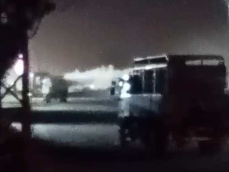 CNG leak on Jaipur-Ajmer Highway causes CNG leak, stirred in midnight
