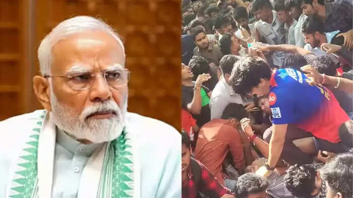 Premier Modi has mourned over cricket fans who lost their lives in a bumps outside m Chinnaswamy stage