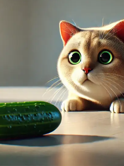 Why are cats afraid of cucumbers?