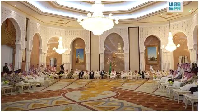 كلمة ولي العهد السعودي الأمير محمد بن سلمان خلال استقباله المهنئين ب عيد الأضحى في الديوان…