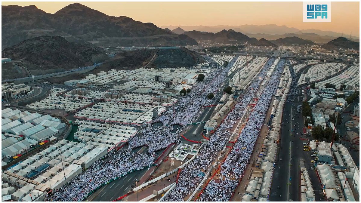 لقطات من الجمرات في أول أيام التشريق